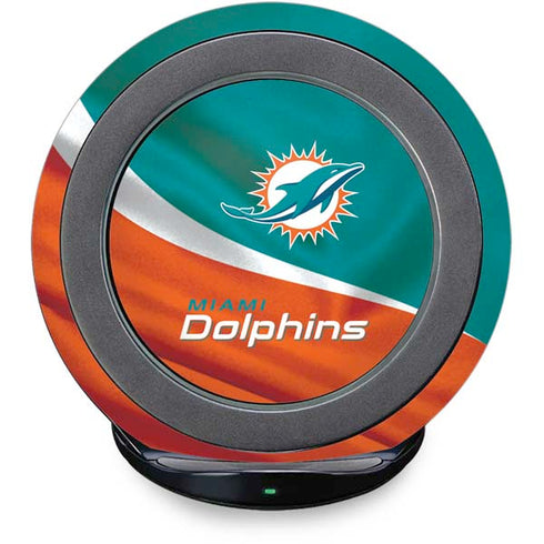 NFL Miami Dolphins Fast Charge Wireless Charging Stand Skin